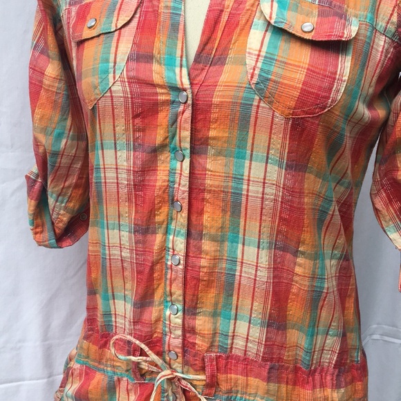 Western Inspired Shirt Dress - Picture 2 of 3